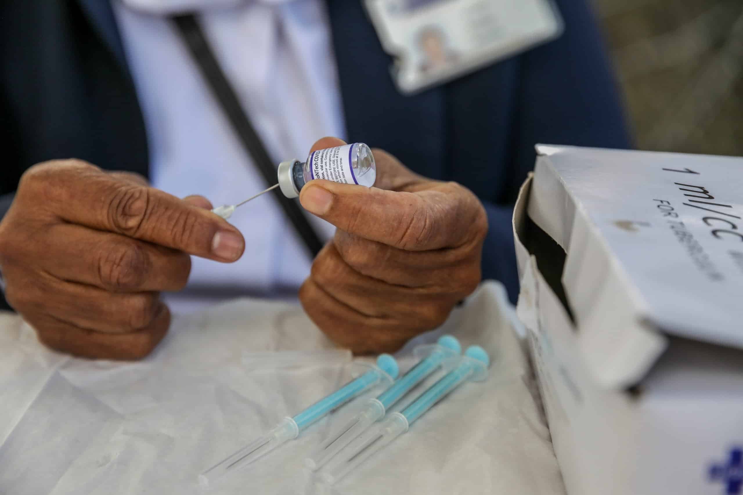 Vaccinations at Egoli Township as Omicron Cases Spread