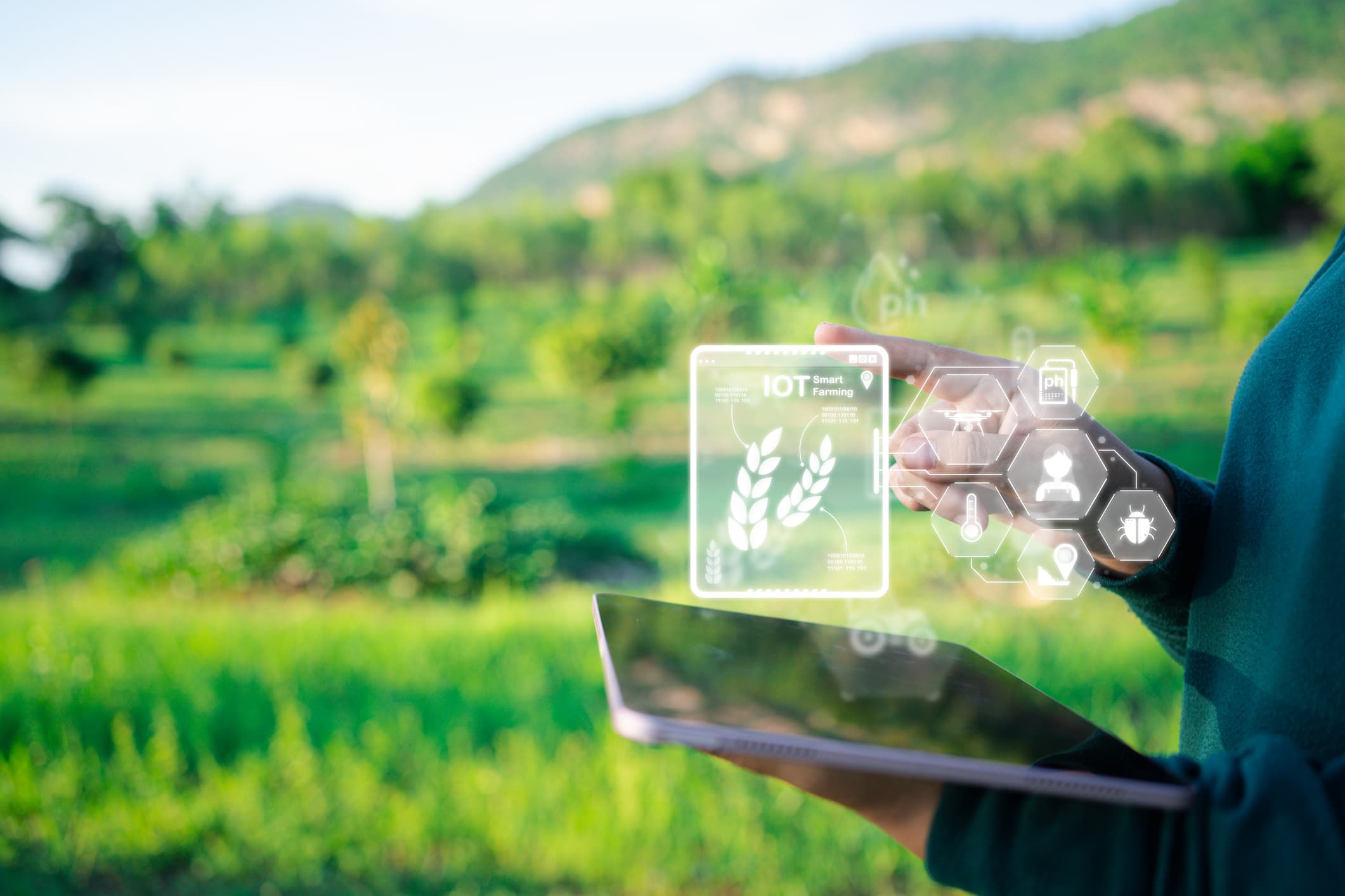 Empowering Farming: Farmer’s Technological Touch – Managing and Analyzing the Farm through Virtual Screen on Tablet